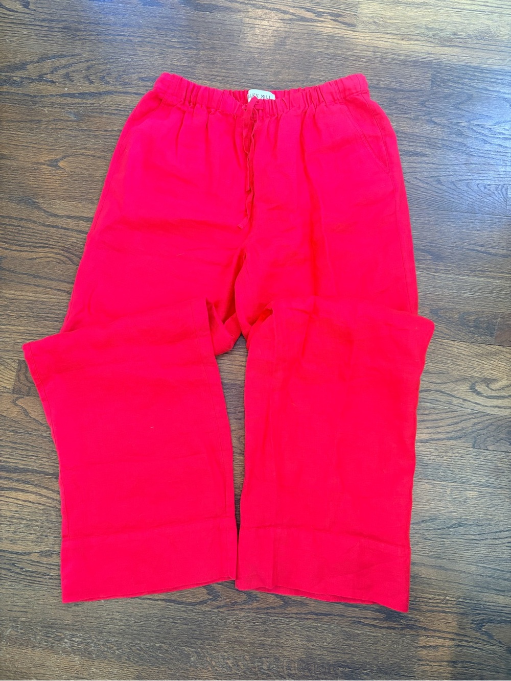Alex Mill Red Linen Pants